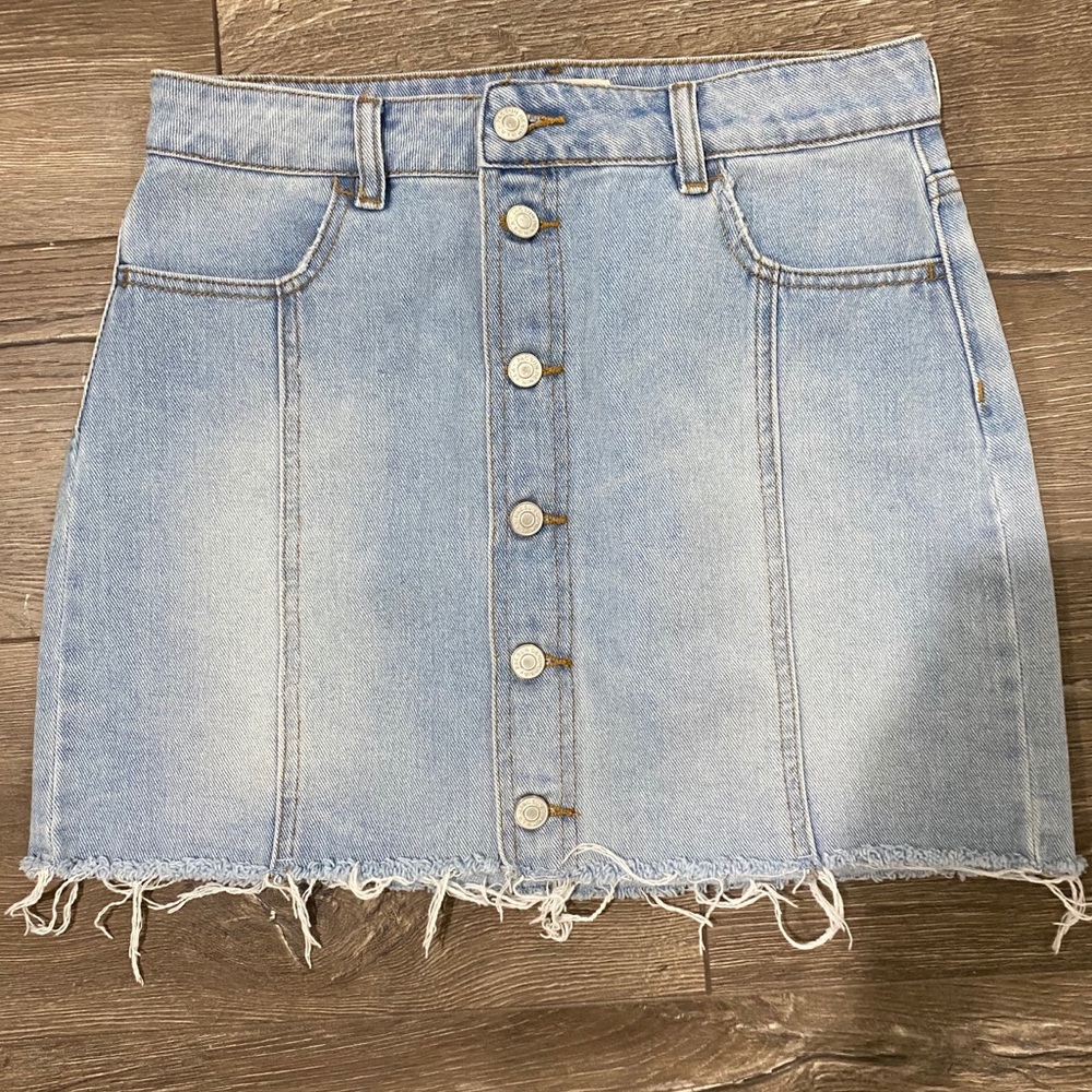 Pac sun jean skirt